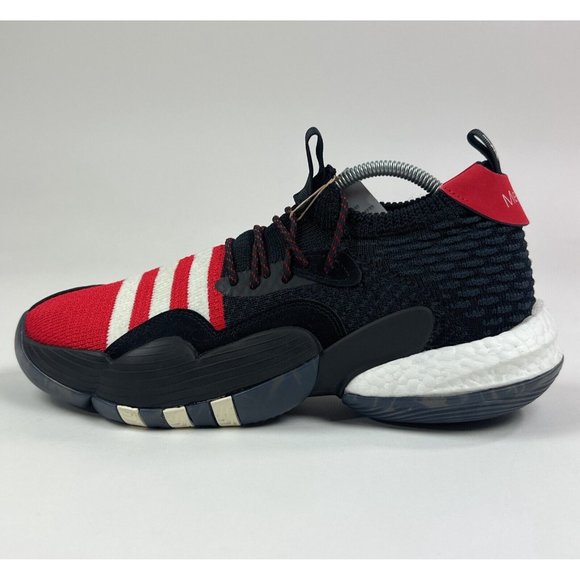 Adidas Trae Young 2 Chinese New Year Mens Red Black Shoes Sneakers IF2163 - Picture 6 of 10